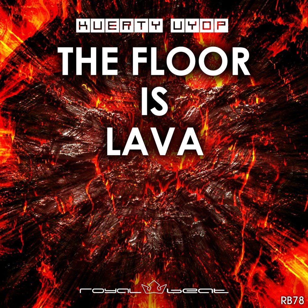 Floor is Lava надпись на картинке.