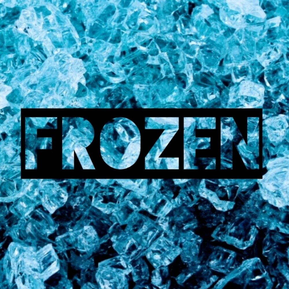 Frozen альбом. Авы с надписью Frozen.