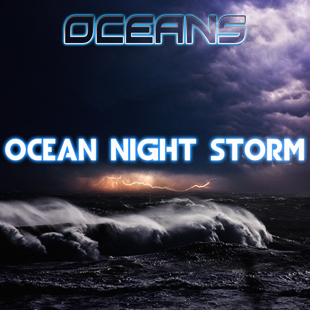 Ocean Midnight. Thunder with Ocean. Brainstorm Midnight Ghost.