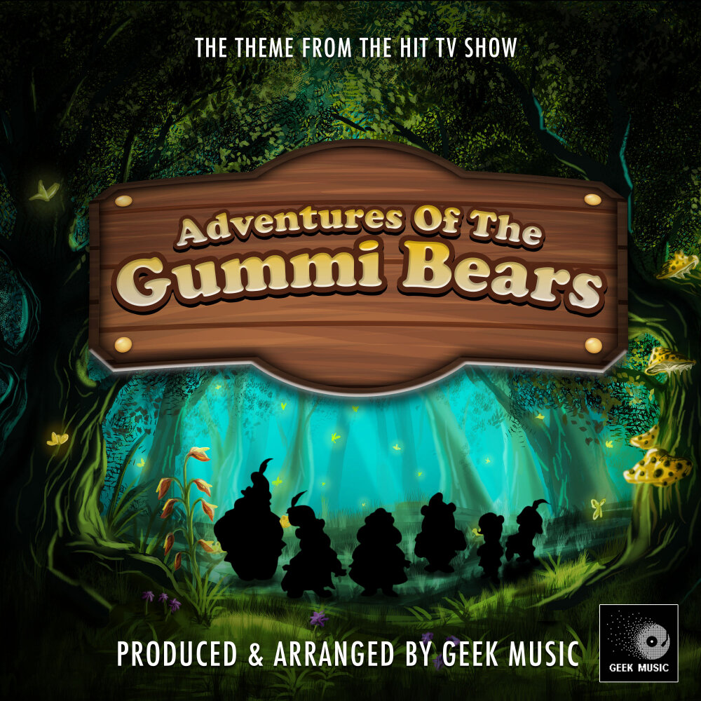 Приключение мелодия. Adventures of the Gummi Bears. Adventures of the Gummi Bears font Episodes designe Letters Gothic.