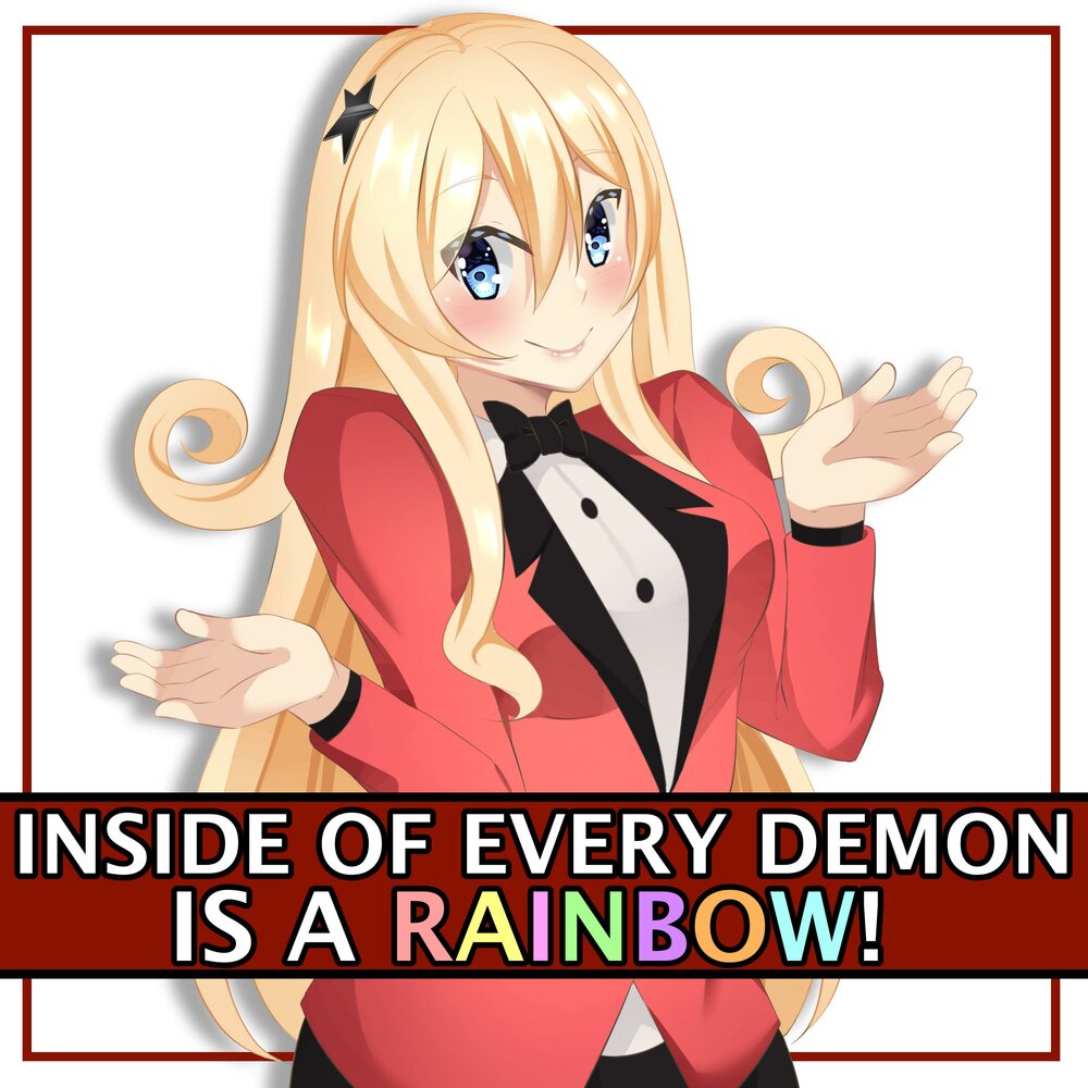 Радужный демон. Eilemonty. Чарли из отель хазбин inside of every demon is a rainbow. Inside of every demon. Радужный демон.