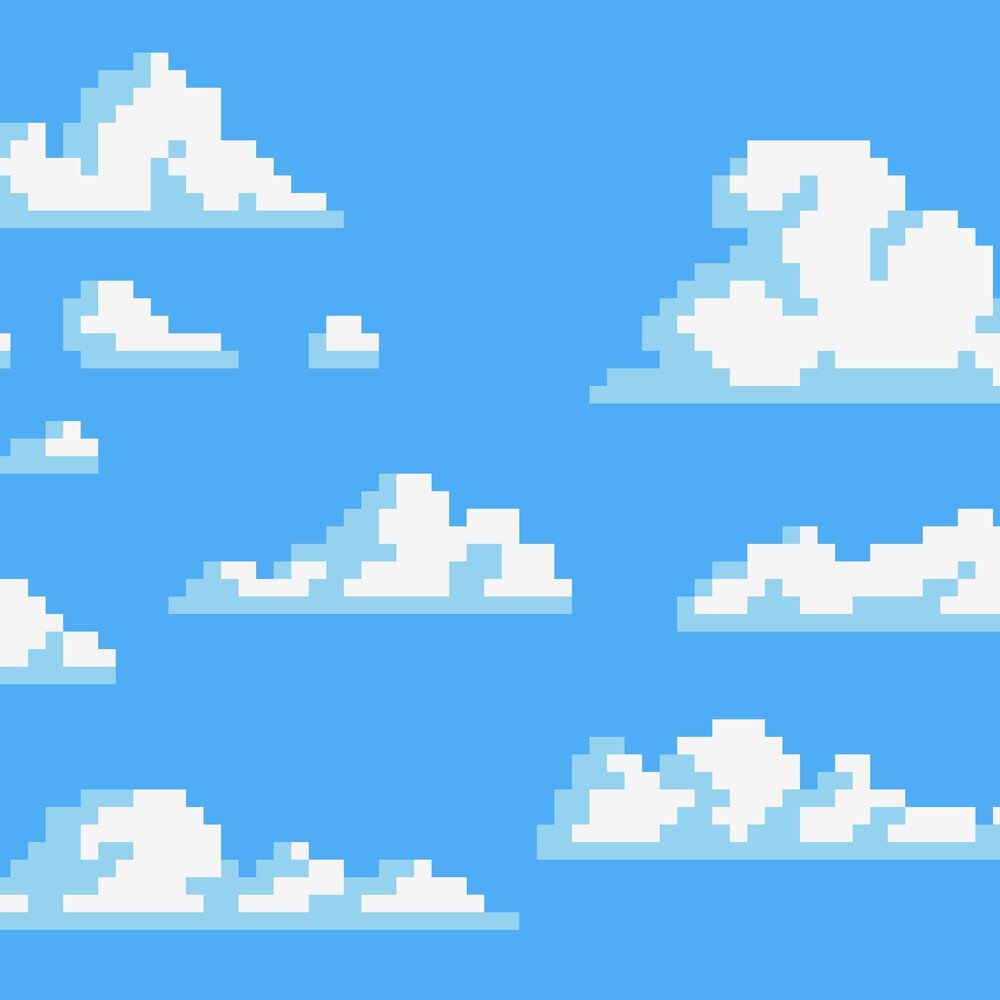 Пиксельное облако