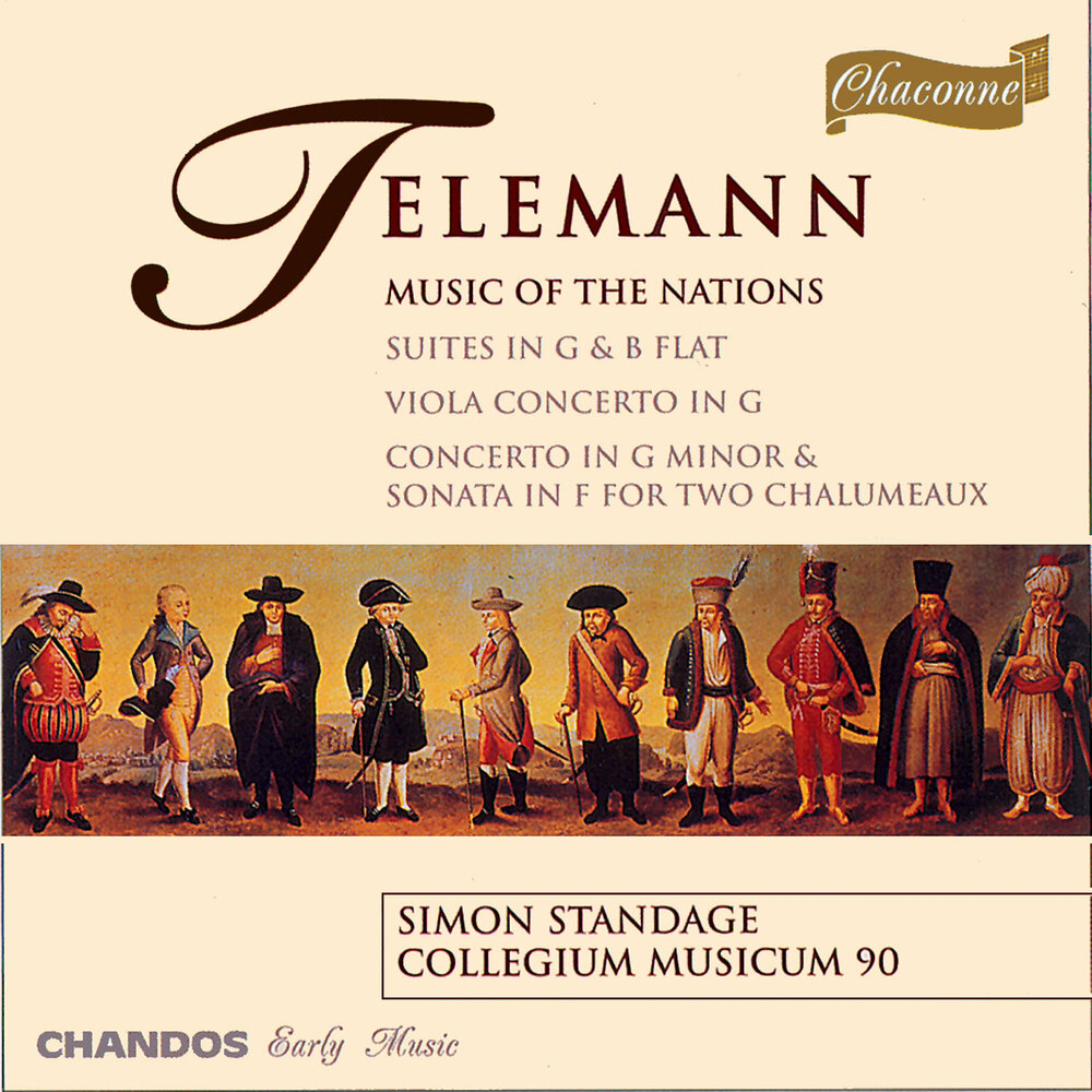 Simon Standage - Collegium Musicum 90 Telemann Overtures Suites, Concerto, Fanfare & divertimento