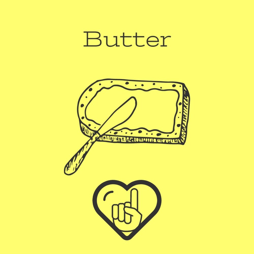 Песня butter up. Альбом butter. альбом баттер карты. песни альбома butter. карточки из альбома баттер.