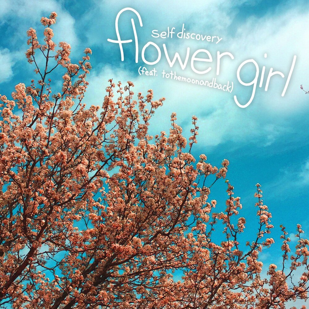 Discovering music. Flower girl self.