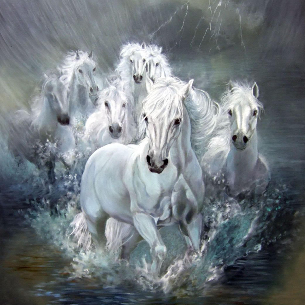 Бегущие лошади в живописи