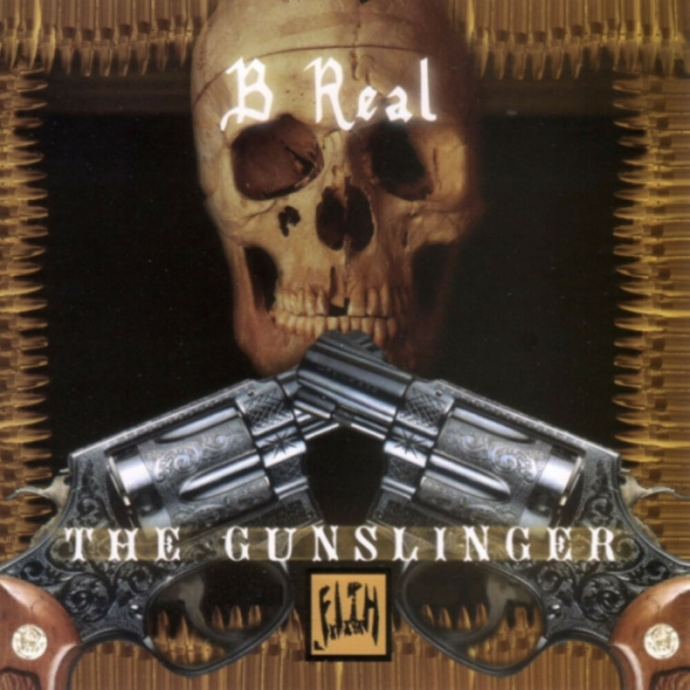 Стрелок слушать. B-real - the Gunslinger (2005) обложка. B-real альбомы. B-real - the Gunslinger Part II - fist Full of Dollars (2006) обложка. B-real - the Harvest, Vol.1: Mixtape (2010) обложка.