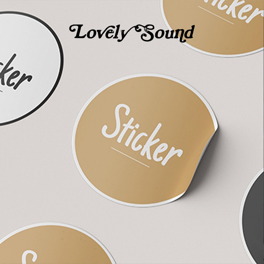 I love that sound. Love Sound. Listening Sticker.