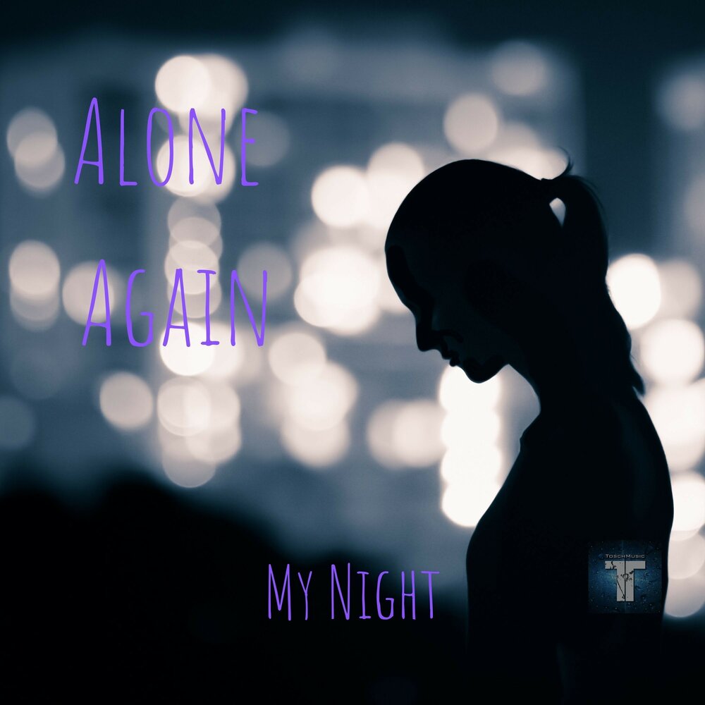 аниме парень ночью. картинка винтажная you'll never be alone. туман одиночество. The night alone. отражение города в окне.