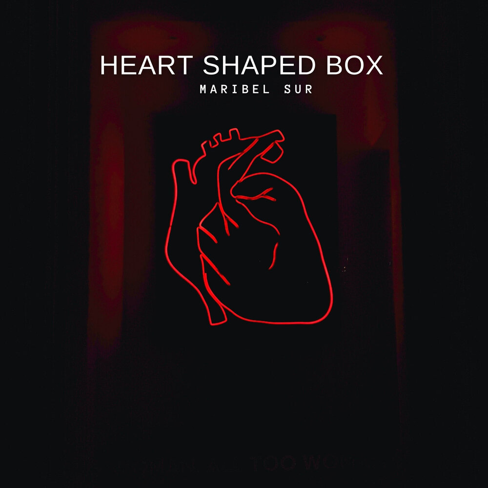 Heart shaped box text