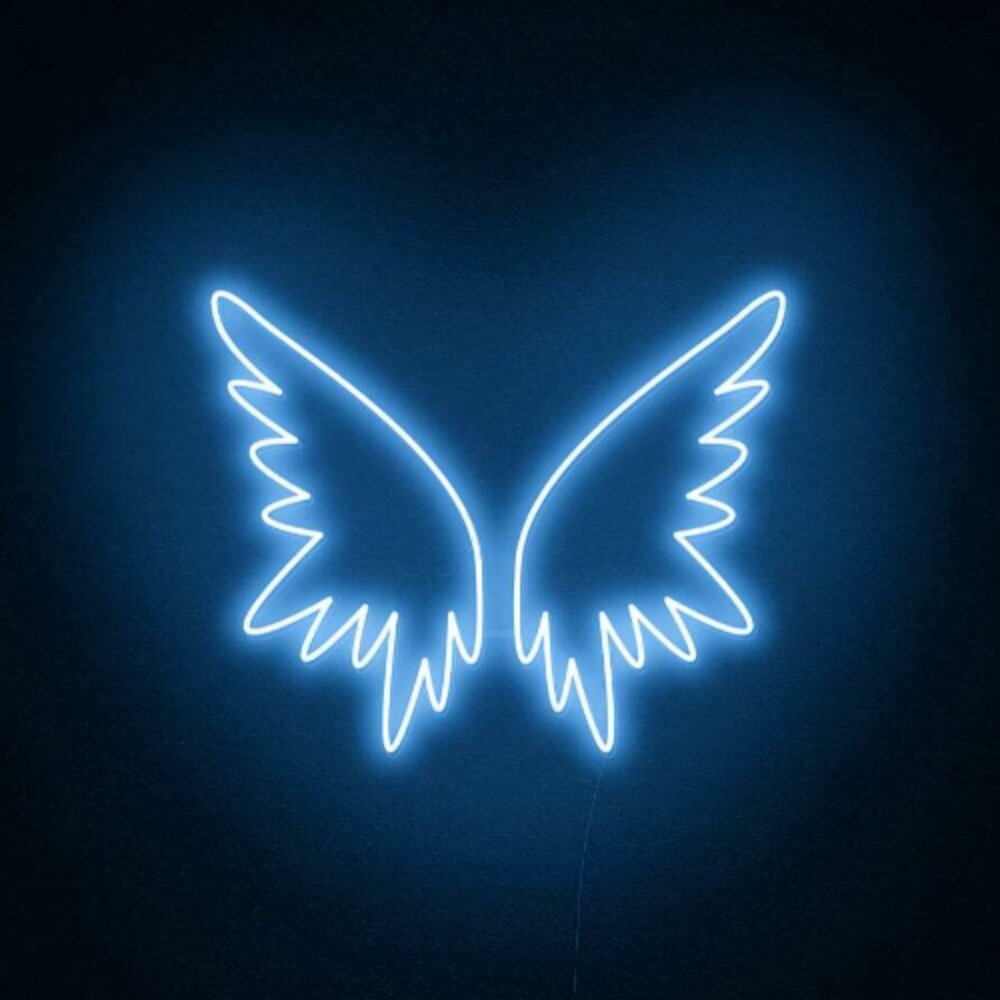 Крылья Neon Light. Neon Wings. Neon White. Angel Wings Neon.