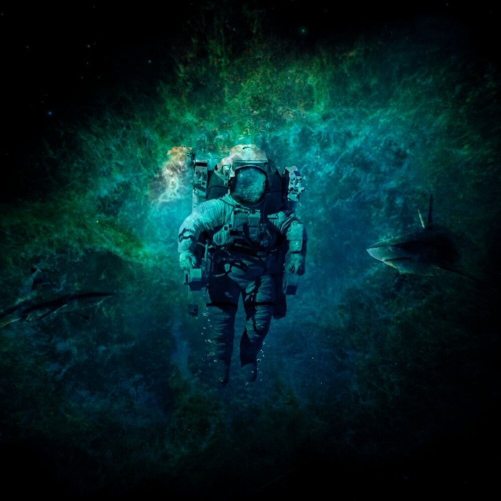 Astronaut in the ocean