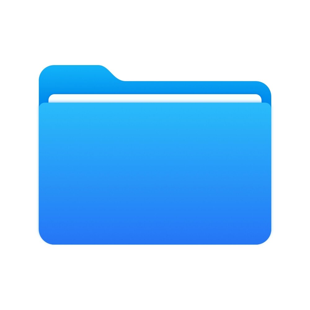 Иконка приложения файлы на айфоне
