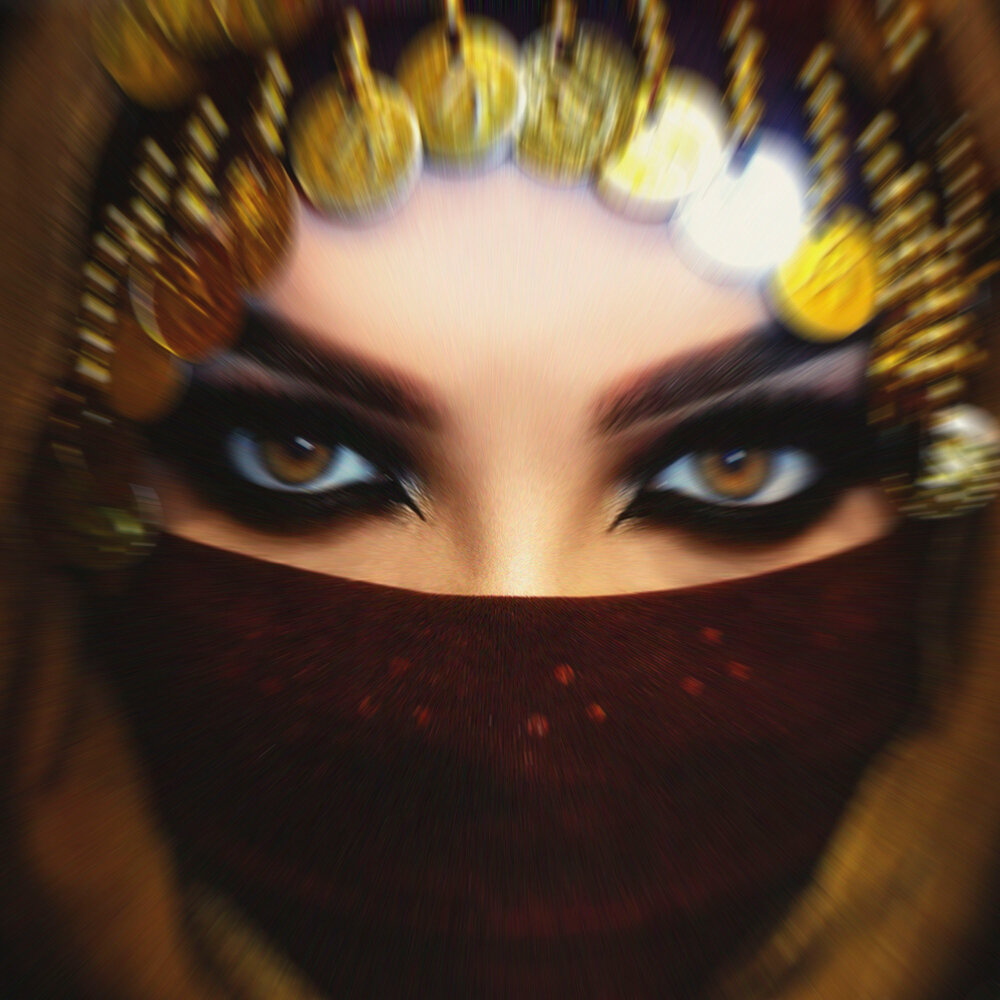 Маска царица. Восточный макияж глаз Жади. Никаб Шахерезады. Арабский макияж Жади.