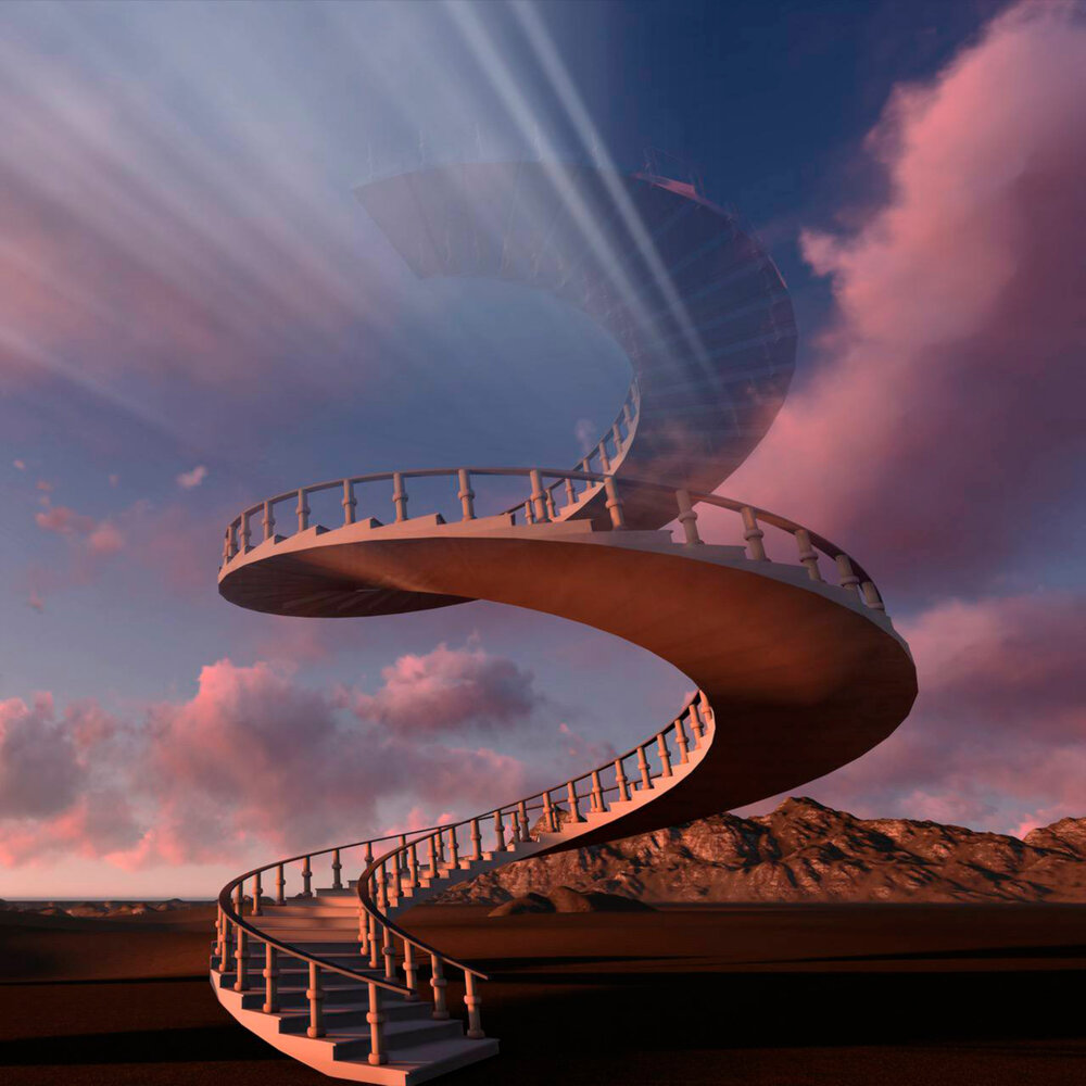 Картина лестница в небеса