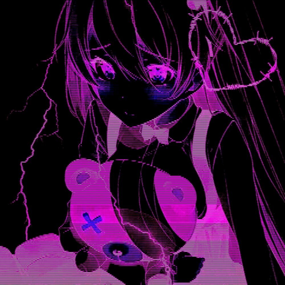 Cybergoth aesthetic anime аниме