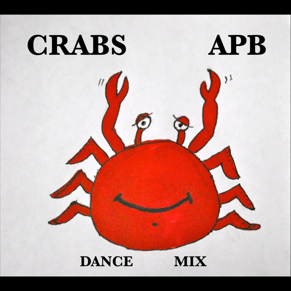 Песня crabs. Альбом с крабом на обложке. Танец краба. Музыкальный краб. Crab Dance песня.