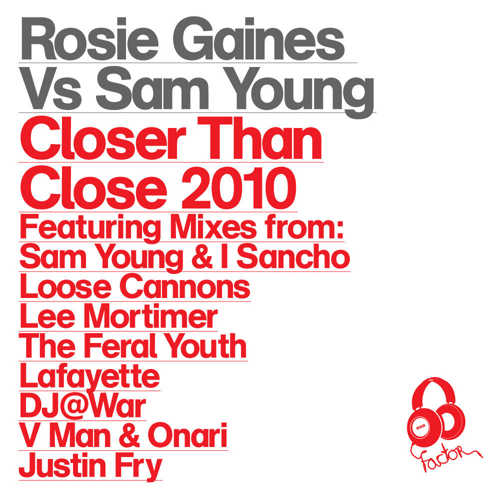 Rosie gaines. Rosie gaines. Jean carne - you're a part of me. Frankie knuckles where love lives 1991. Closer than close.