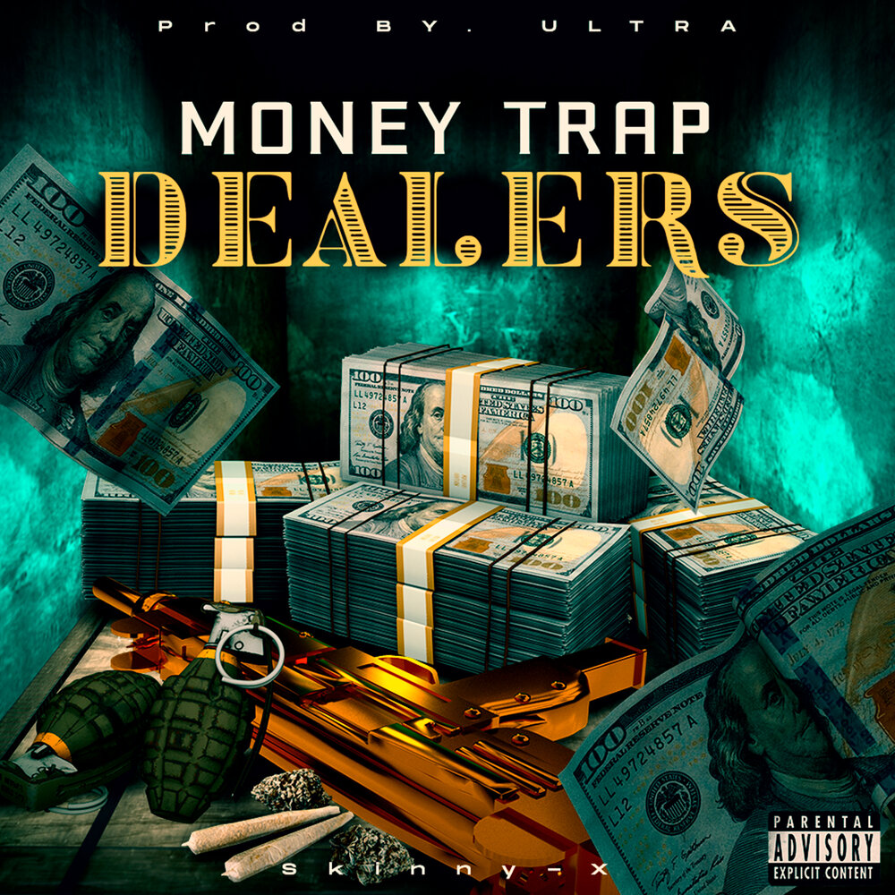 Trap money. Trap money. Trap money. Trap album cover. Good money.
