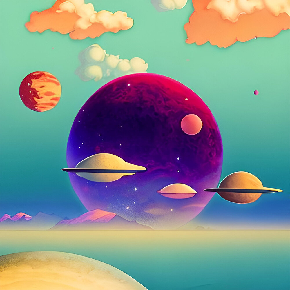 Different planets. Космический фон мультяшный. Фон космос для детей. Космос мультяшный. Космические векторные иллюстрации.