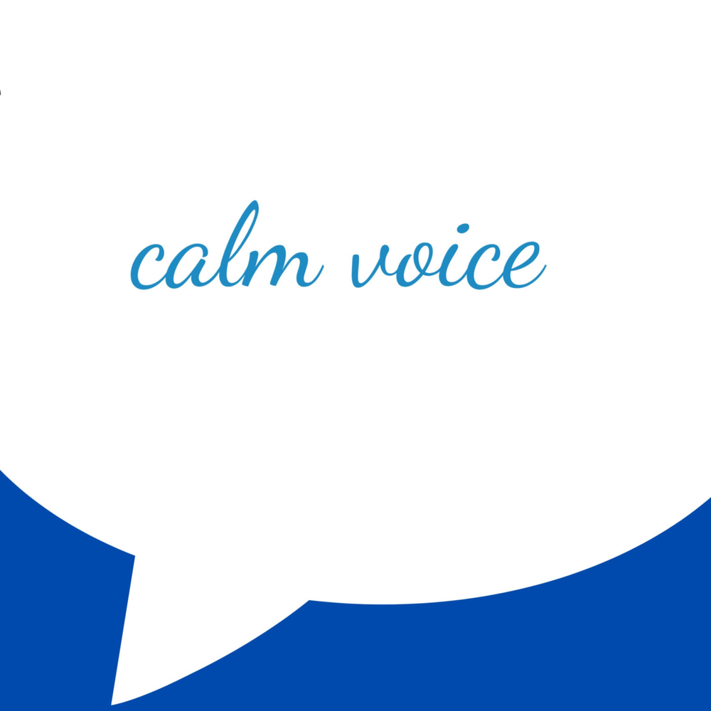 Calm voice