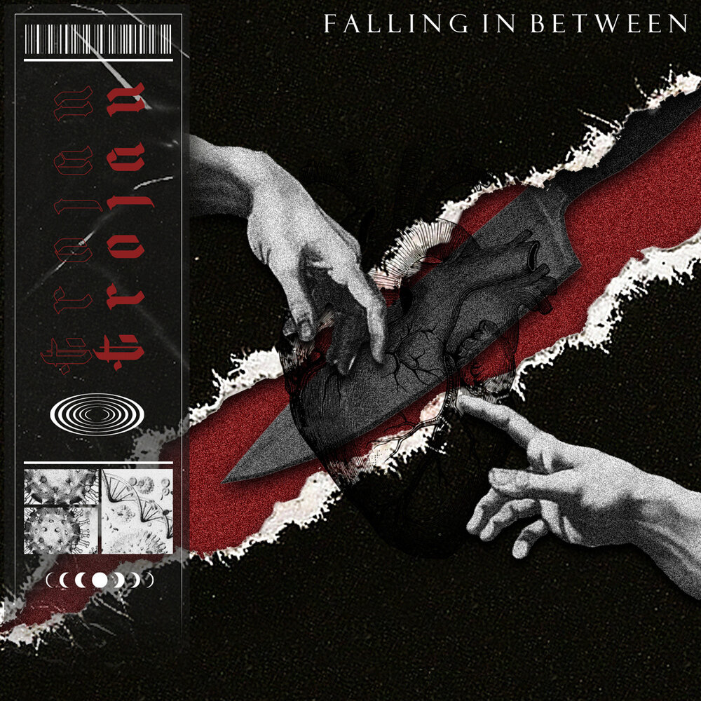 Falling in between. Falling in between