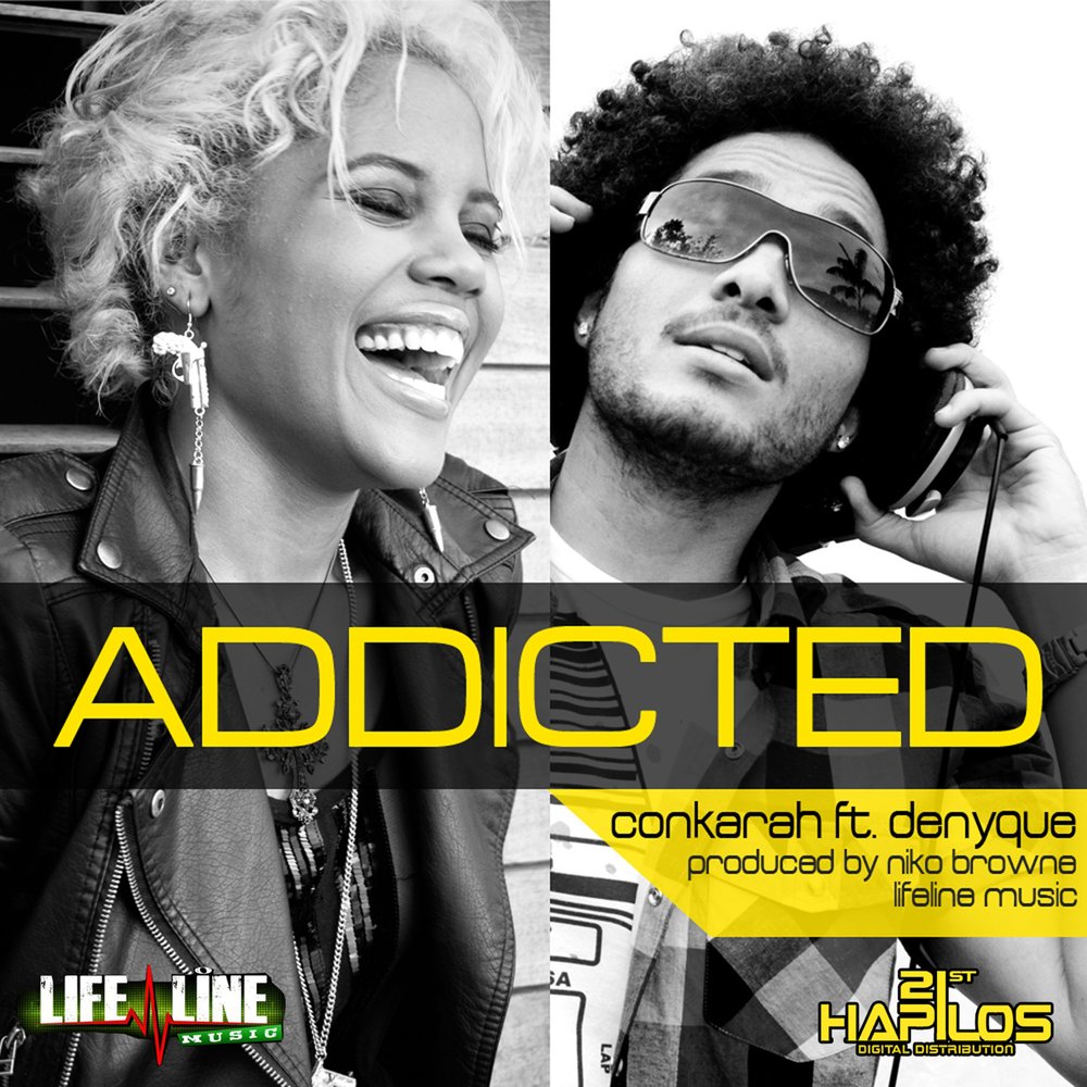 Addicted песня. Conkarah mp3. Песня addicted картинка альбома. Denyque. Addicted feat