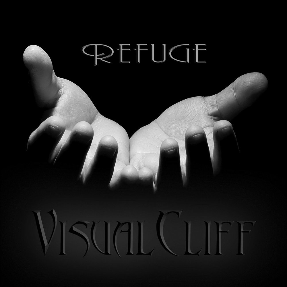 Never behind. Visual Cliff Refuge. Visual Cliff into the after. Visual Cliff between two Kingdoms. Visual Cliff Lyrics for the Living.