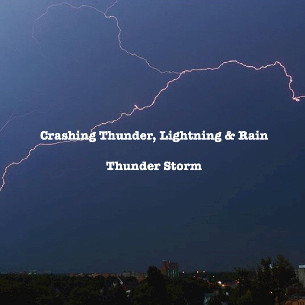Thunder crash. Thunder of crash lightning.