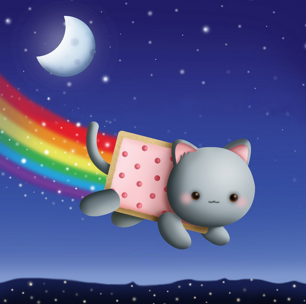 Картинки cat nyan cat