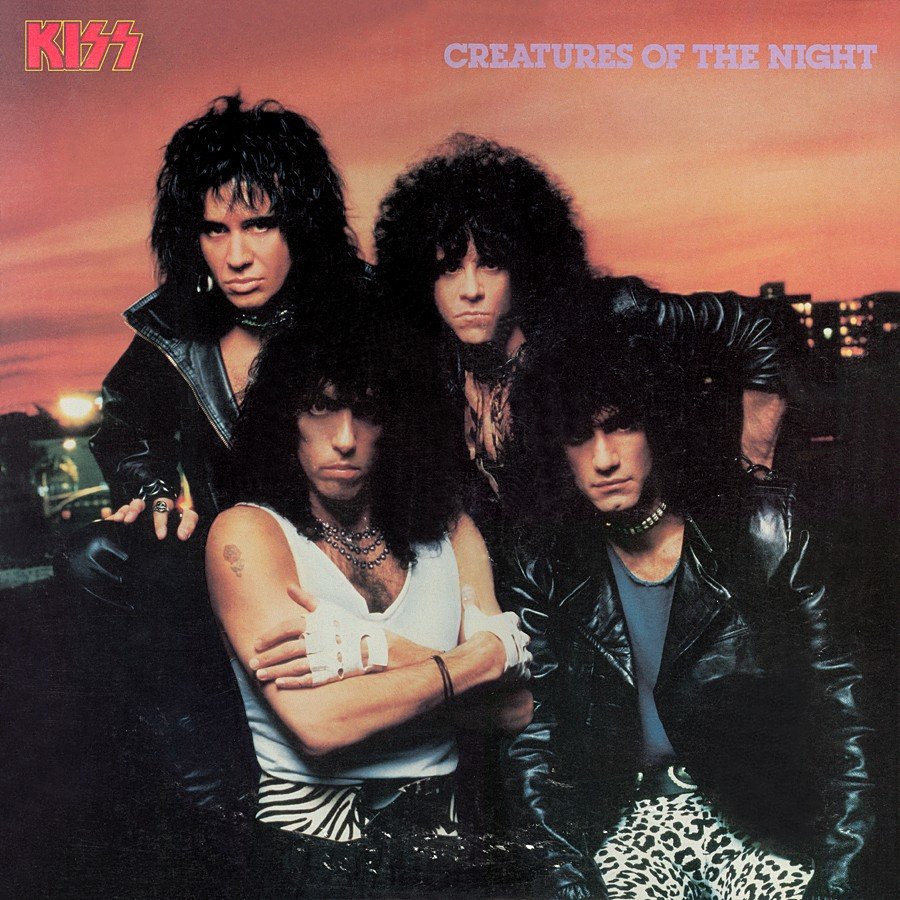 Песня оф зе найт. Kiss группа 1982. Kiss группа 1985. 1982 Creatures of the Night. Kiss creatures of the Night обложка.