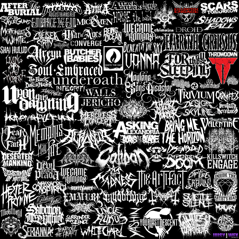 Логотипы рок групп