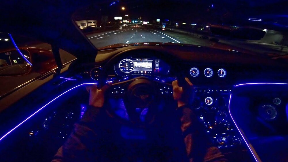 Mercedes Night Drive