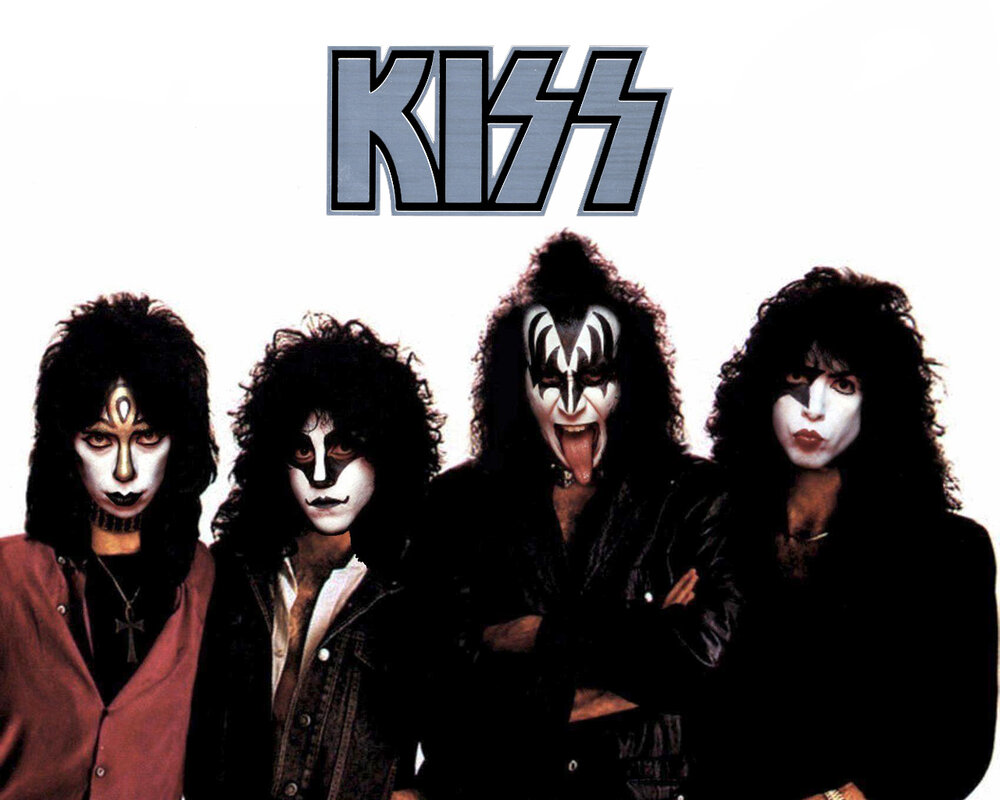 Kiss this. Рок группа Кисс. Группа Кисс постеры. Рок группа Kiss 1983. Плакаты группы Кисс.