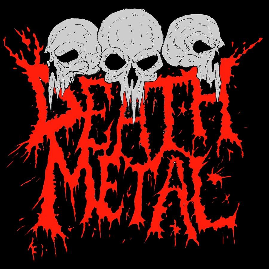 Дэт метал. Death Metal надпись.