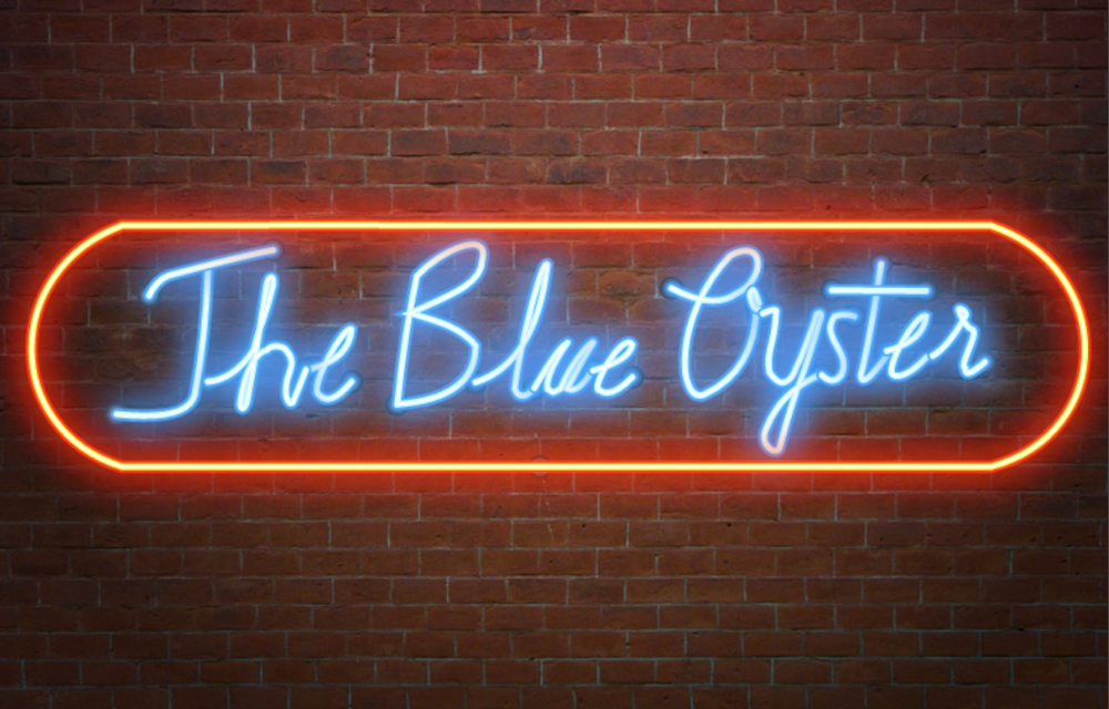 Голубая устрица. Бар голубая Устрица вывеска. Кафе голубая Устрица Полицейская Академия. Бар Blue Oyster. Бар голубая Устрица Полицейская Академия вывеска.